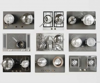 Modern Kitchen Electric Gas Range-ID:450772056