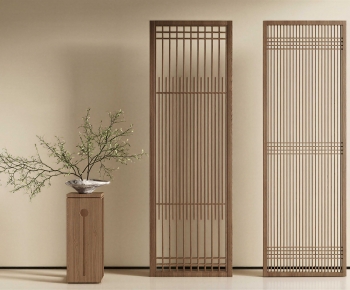 New Chinese Style Wooden Screen Partition-ID:957887896