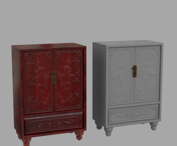 Chinese Style Decorative Cabinet-ID:659431931