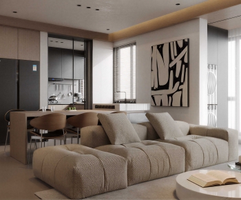Modern A Living Room-ID:979084015