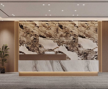 Modern Office Reception Desk-ID:102529511