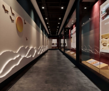 New Chinese Style Exhibition Hall-ID:918622977