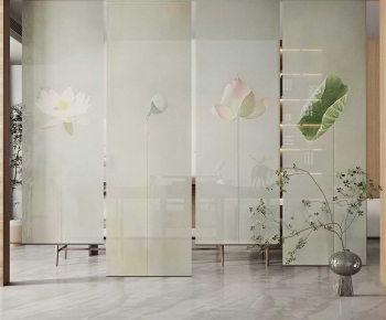 New Chinese Style Door Curtain-ID:966223969