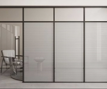 Modern Glass Screen Partition-ID:156706098