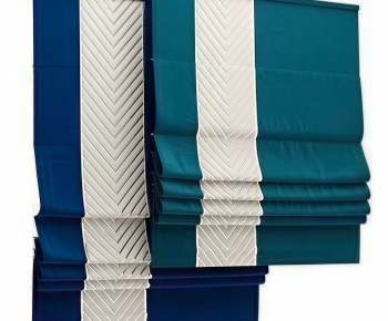 New Chinese Style Roman Curtain-ID:430454028