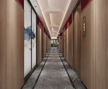 New Chinese Style Corridor-ID:349476102