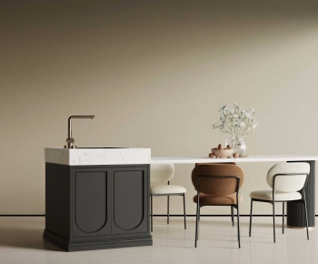 Modern Dining Table And Chairs-ID:585671907