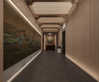 New Chinese Style Corridor-ID:938884979