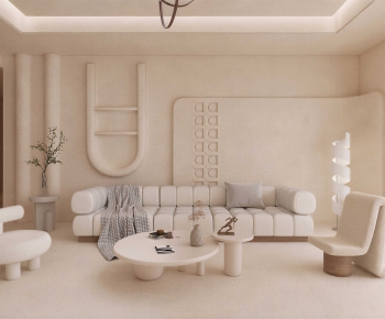 Wabi-sabi Style A Living Room-ID:515918976