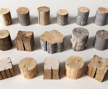 Wabi-sabi Style Stool-ID:534620314