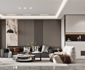 Modern A Living Room-ID:997282984