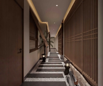 New Chinese Style Corridor-ID:992940902