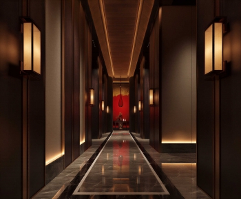 New Chinese Style Corridor-ID:417741066