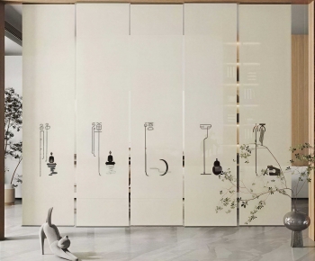 New Chinese Style Door Curtain-ID:248330125