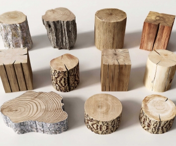 Wabi-sabi Style Stool-ID:389146098