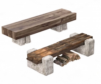 Wabi-sabi Style Bench-ID:967294936