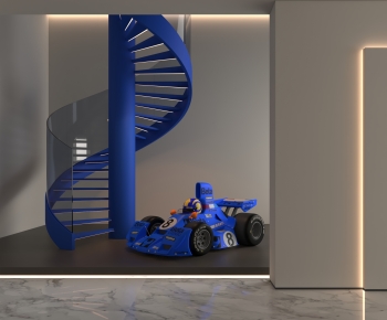 Modern Rotating Staircase-ID:837316999