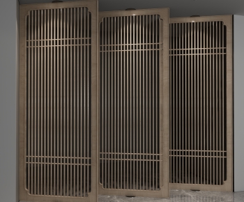 New Chinese Style Wooden Screen Partition-ID:670332919