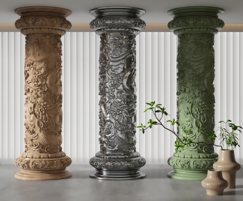 New Chinese Style Column-ID:533893111