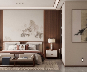 New Chinese Style Bedroom-ID:431246043