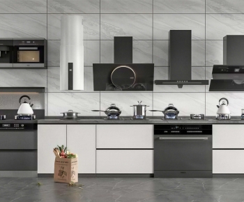 Modern Kitchen Electric Gas Range-ID:606383094
