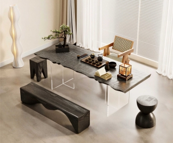 New Chinese Style Tea Tables And Chairs-ID:174125917