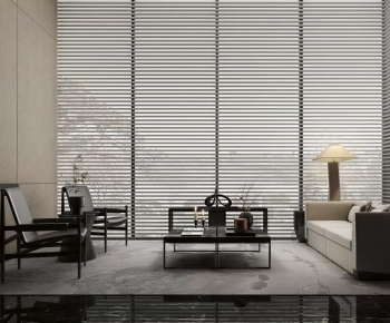 New Chinese Style Sofa Combination-ID:650239015