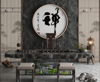 New Chinese Style Tea House-ID:634768965