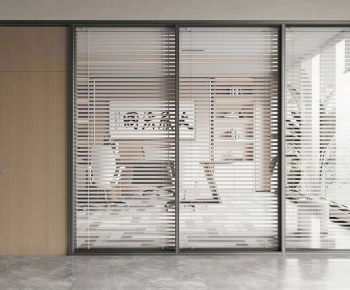 Modern Glass Screen Partition-ID:469695094