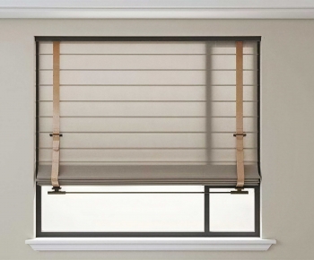 Wabi-sabi Style Roman Curtain-ID:544419348