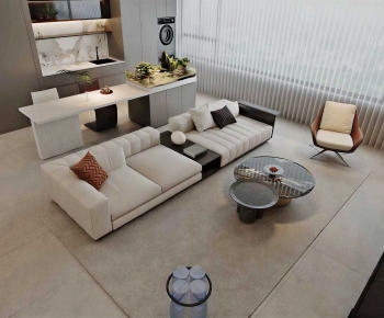 Modern A Living Room-ID:838397034