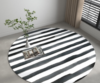 Modern Circular Carpet-ID:513225088