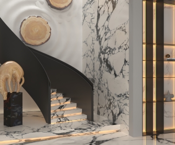 Modern Rotating Staircase-ID:852049115