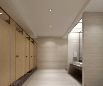 Modern Public Toilet-ID:645716912