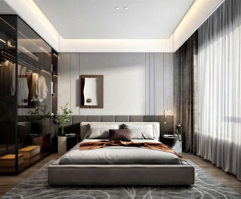 Modern Bedroom-ID:750052937