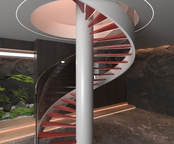 Modern Rotating Staircase-ID:225481031