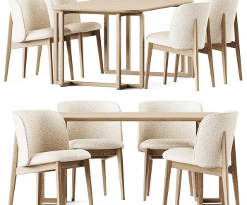 Modern Dining Table And Chairs-ID:369918112