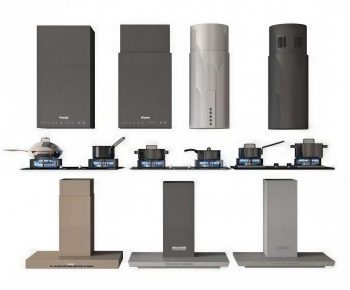 Modern Kitchen Electric Gas Range-ID:490171912