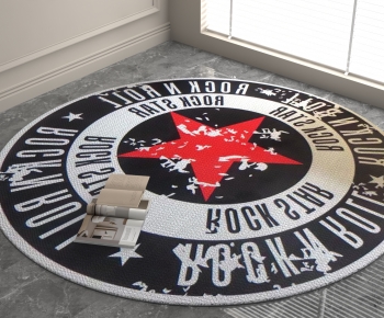 Modern Circular Carpet-ID:106547123