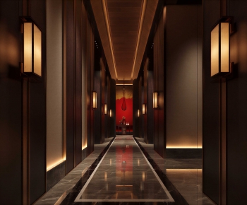 New Chinese Style Corridor-ID:771060941