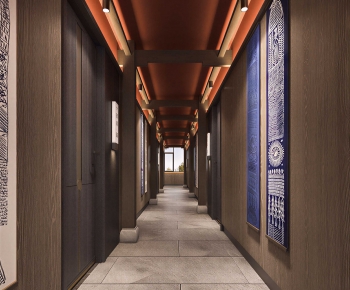 New Chinese Style Corridor-ID:929172994