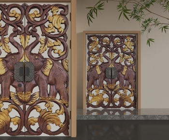 Chinese Style Double Door-ID:882014048