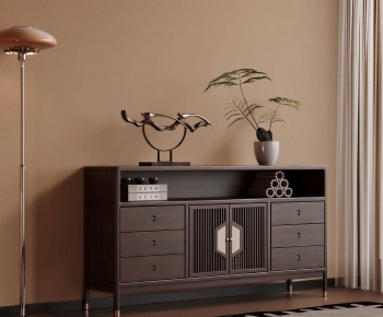 New Chinese Style Side Cabinet-ID:440202009