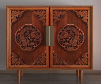 Chinese Style Side Cabinet-ID:406615975