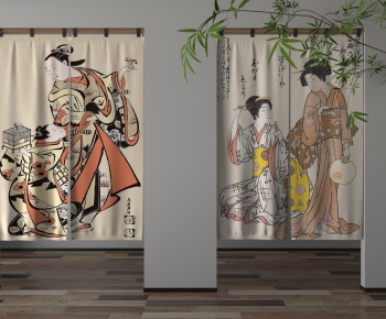 Japanese Style Door Curtain-ID:514715915