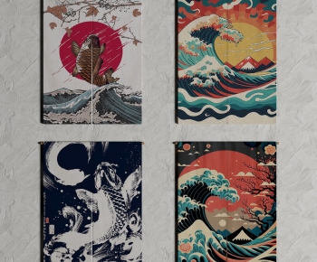 New Chinese Style Door Curtain-ID:886440999