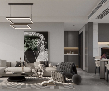 Modern A Living Room-ID:927776104