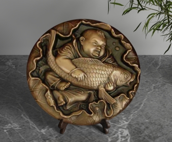 New Chinese Style Decorative Set-ID:668382884