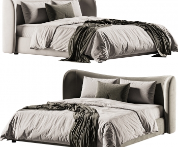 Modern Double Bed-ID:419013983