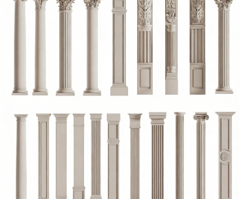Simple European Style Roman Pillar-ID:558648115